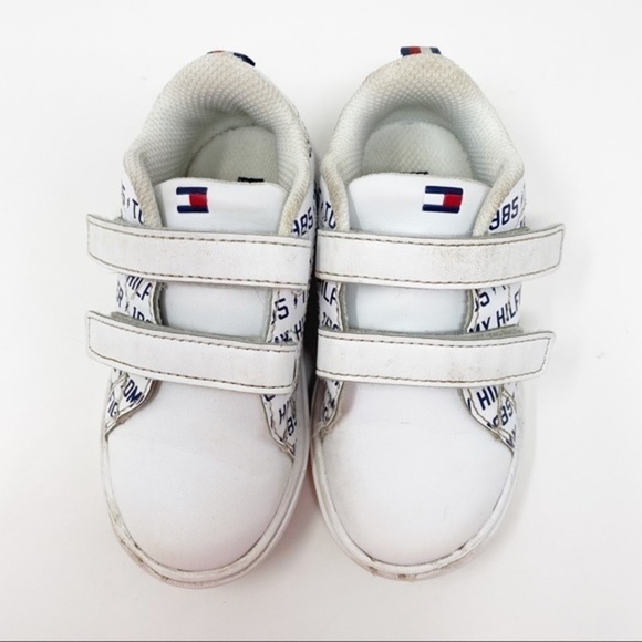 Tommy Hilfiger Logo Sneakers 8 Toddler - Picture 3 of 8